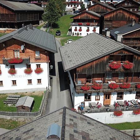 Weberstube Weberhaus Zollhaus Zollstoeckl Leilighet Obertilliach Eksteriør bilde